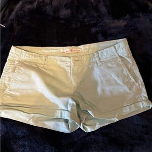 Abercrombie and fitch size 2 mint green chino shorts